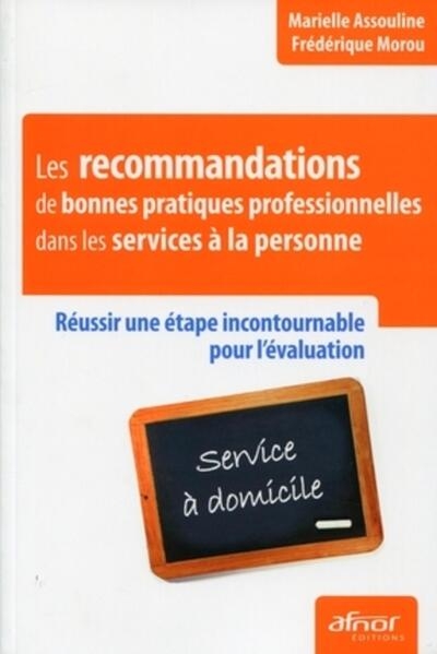 Les recommandations de bonnes pratiques professionnelles dans les services à la personne - Image principale