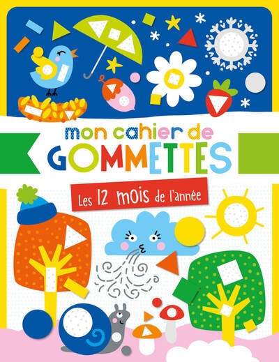 Mon cahier de gommettes - les 12 mois de l'année - Image principale