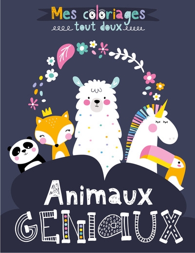 Animaux géniaux - coloriages tout doux - Image principale