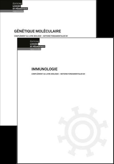 Compléments au livre biologie - notions fondamentales génétique moléculaire et immunologie - Image principale