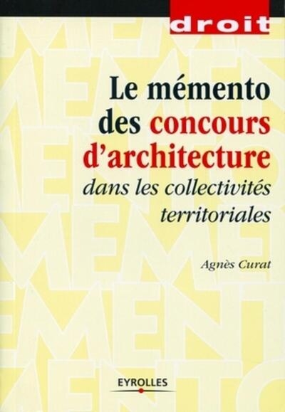 Le mémento des concours d'architecture - Image principale