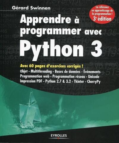 Apprendre à programmer avec python 3 - Image principale