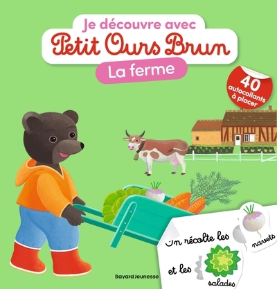 Je découvre la ferme avec petit ours brun - premiers autocollants - dès 3 ans - Image principale