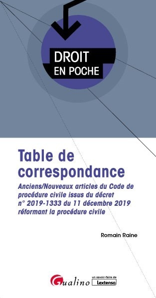 Table de correspondance - Image principale