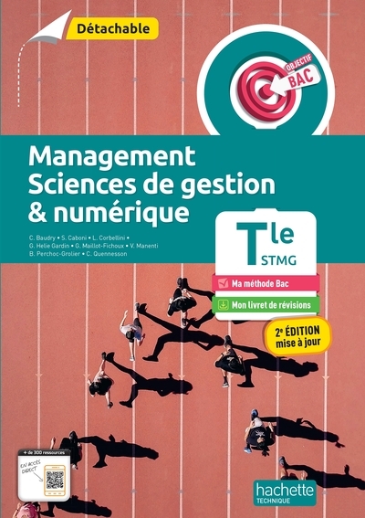 Objectif bac - management, sciences de gestion et numérique - term stmg - détachable - éd. 2026 - Image principale