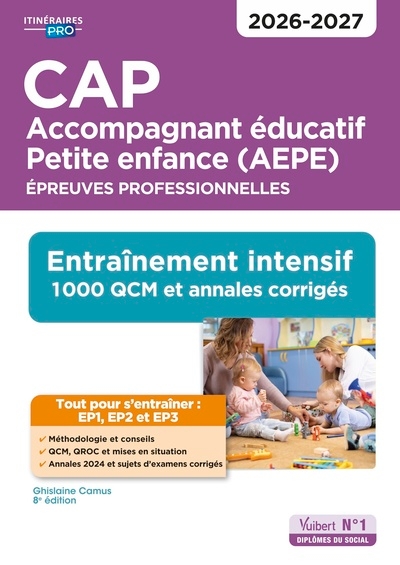 Cap accompagnant éducatif petite enfance - épreuves professionnelles - ep1, ep2 et ep3 - Image principale