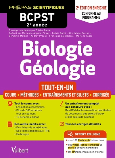 Biologie-géologie bcpst 2e année - tout-en-un - conforme au programme - Image principale