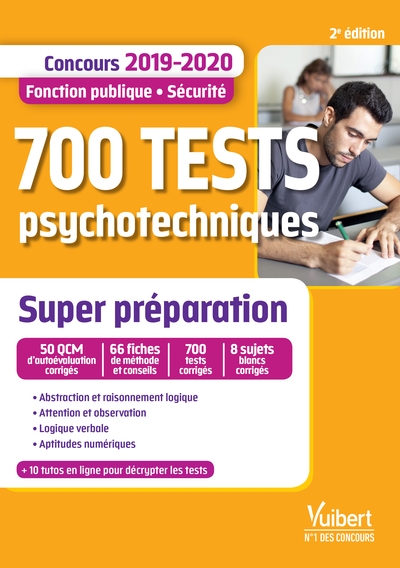 700 tests psychotechniques - super préparation - Image principale