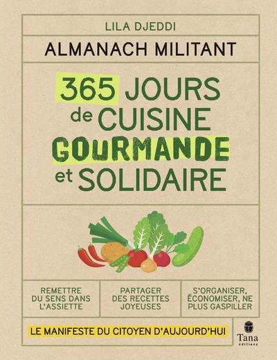 Almanach militant - 365 jours de cuisine gourmande et solidaire - Image principale