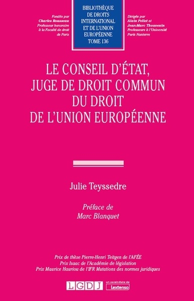 Le conseil d'état, juge de droit commun du droit de l'union européenne - Image principale