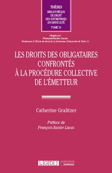 Les droits des obligataires confrontés à la procédure collective de l'émetteur - Image principale