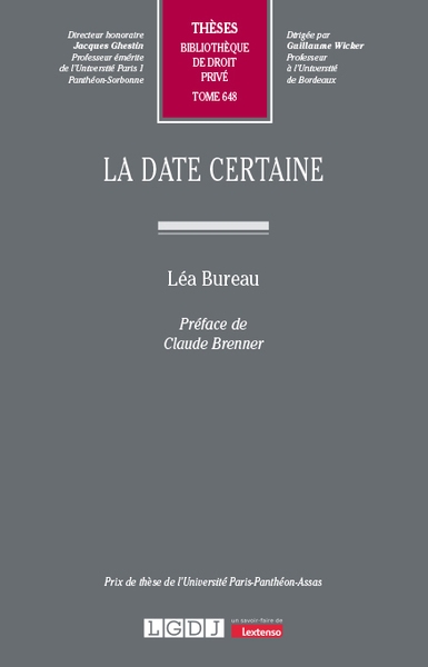 La date certaine - Image principale