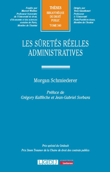 Les sûretés réelles administratives - Image principale