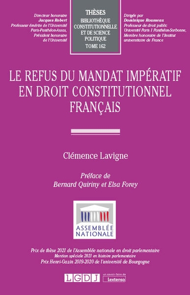 Le refus du mandat impératif en droit constitutionnel français - Image principale