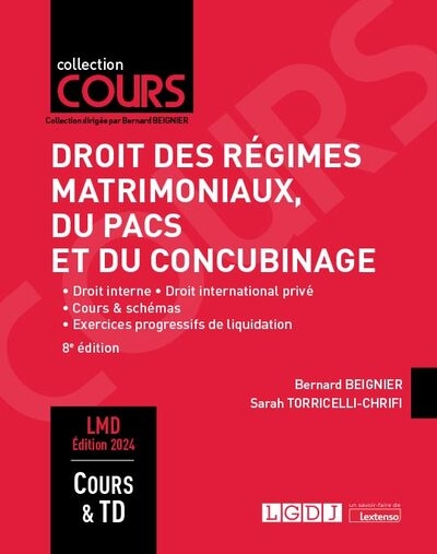 Droit des régimes matrimoniaux, du pacs et du concubinage - Image principale