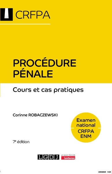 Procédure pénale - examen national crfpa enm - Image principale
