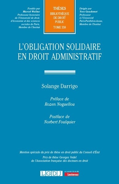 L'obligation solidaire en droit administratif - Image principale