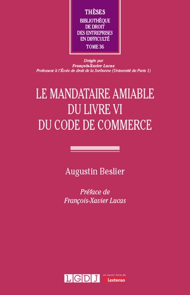 Le mandataire amiable du livre vi du code de commerce - Image principale