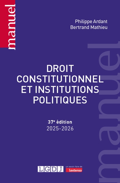 Droit constitutionnel et institutions politiques - Image principale