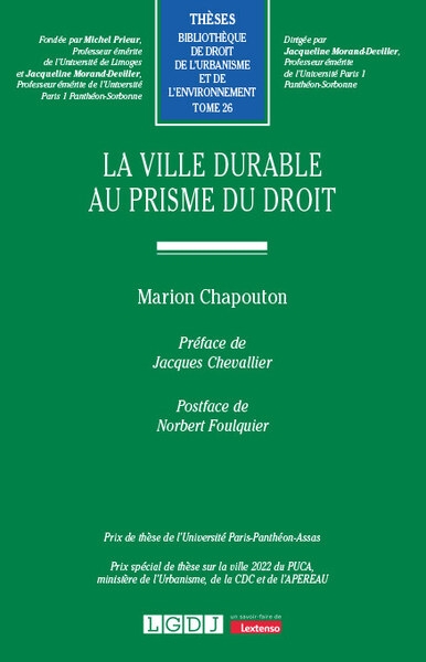 La ville durable au prisme du droit - Image principale