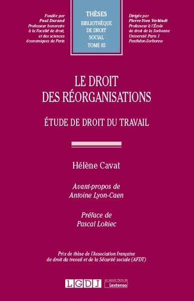 Le droit des réorganisations - Image principale