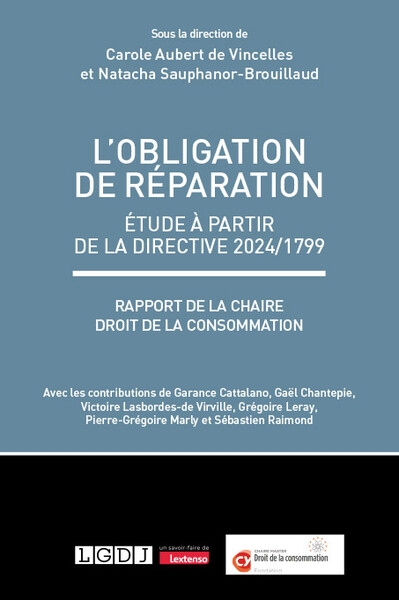 L'obligation de réparation - Image principale