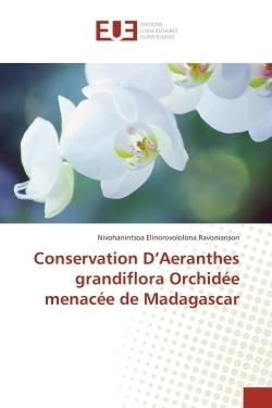 Conservation d'aeranthes grandiflora orchidée menacée de madagascar - Image principale