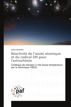 Reactivite de l'azote atomique et du radical oh pour l'astrochimie - Image principale