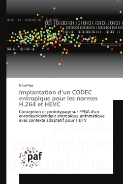 Implantation d'un codec entropique pour les normes h.264 et hevc - Image principale