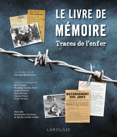 Le livre de mémoire traces de l'enfer - Image principale
