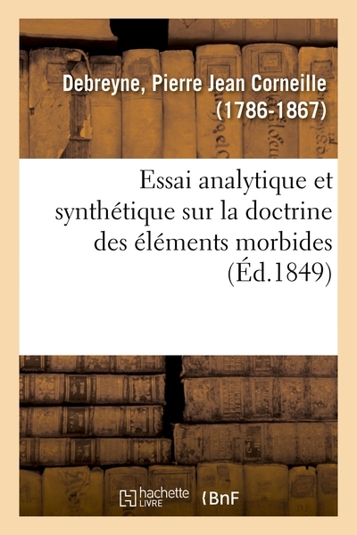 Essai analytique et synthétique sur la doctrine des éléments morbides - Image principale