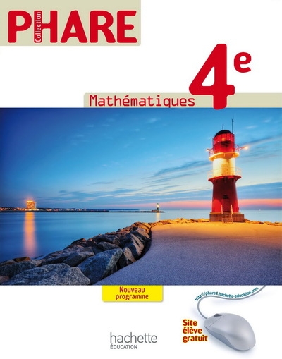 Phare mathématiques 4e - livre élève format compact - edition 2011 - Image principale