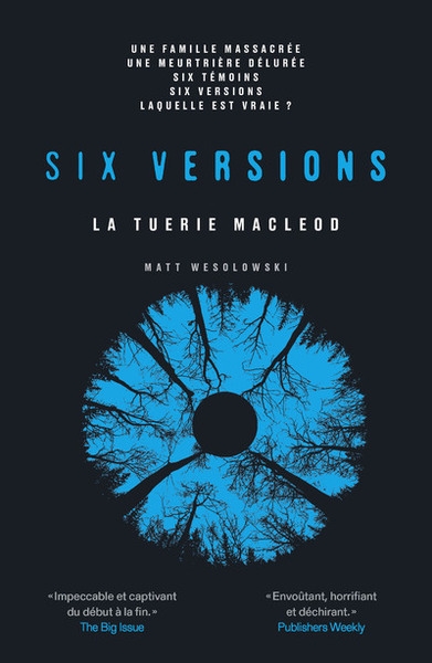 Six versions - tome 2 la tuerie mcleod - Image principale