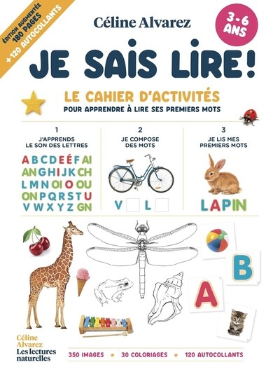 Je sais lire ! - le cahier d'activités - pour apprendre à lire ses premiers mots 3-6ans - ned - 2026 - Image principale