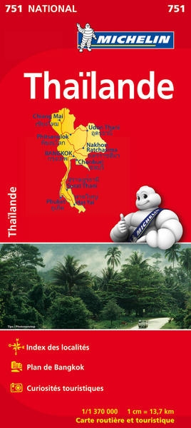 Carte nationale thaïlande / thailand - Image principale