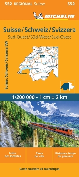 Carte régionale suisse / schweiz / svizzera - Image principale