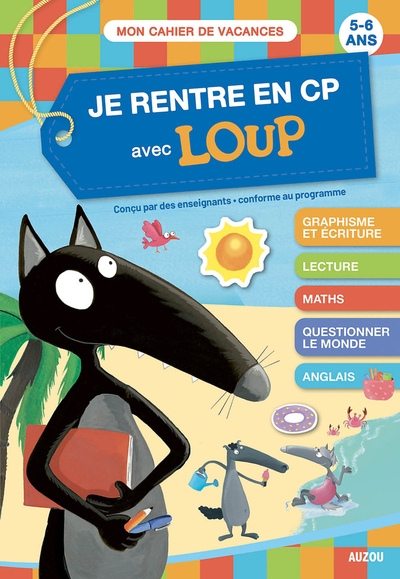 Mon cahier loup en vacances - de la gs au cp - 2026 - Image principale