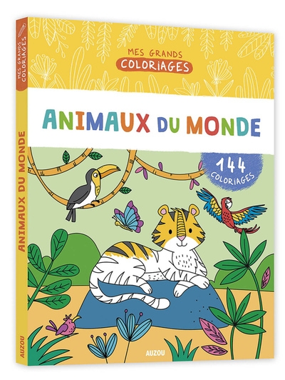 Mes grands de coloriages - animaux du monde - Image principale