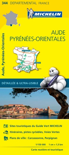 Carte départementale aude, pyrénées-orientales - Image principale