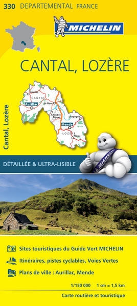 Carte départementale cantal, lozère - Image principale