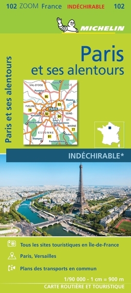 Carte zoom paris et ses alentours - Image principale