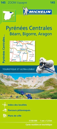 Carte zoom pyrénées centrales - béarn · bigorre · aragon - Image principale