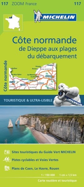 Carte zoom côte normande - de dieppe aux plages du débarquement - Image principale