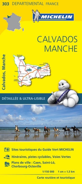 Carte départementale calvados, manche - Image principale