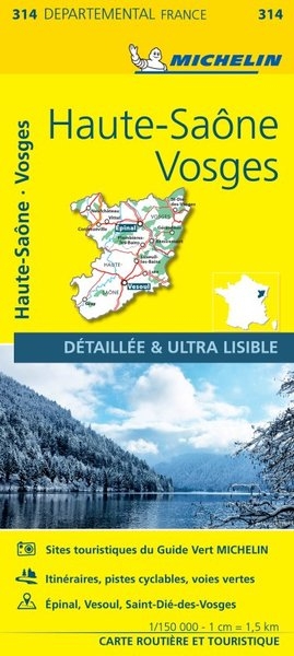 Carte départementale haute-saône, vosges - Image principale