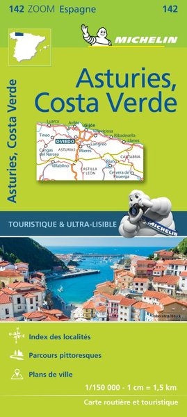 Carte zoom asturies, costa verde - Image principale