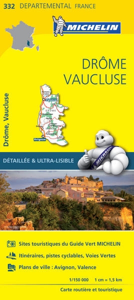 Carte départementale drôme, vaucluse - Image principale