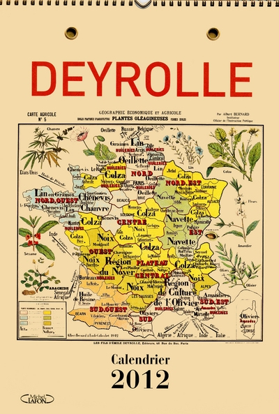 Calendrier deyrolle 2012 - Image principale