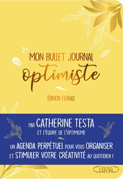 Bullet journal optimiste a5 - edition florale - agenda et carnet de notes a5 - to do list et organisation - créativité et bonheur as - Image principale
