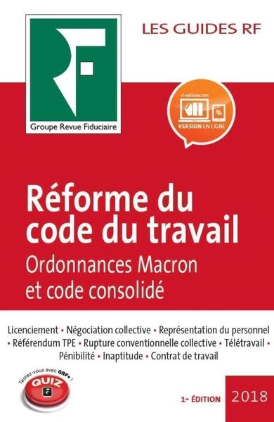 Réforme du code du travail 2018 - Image principale